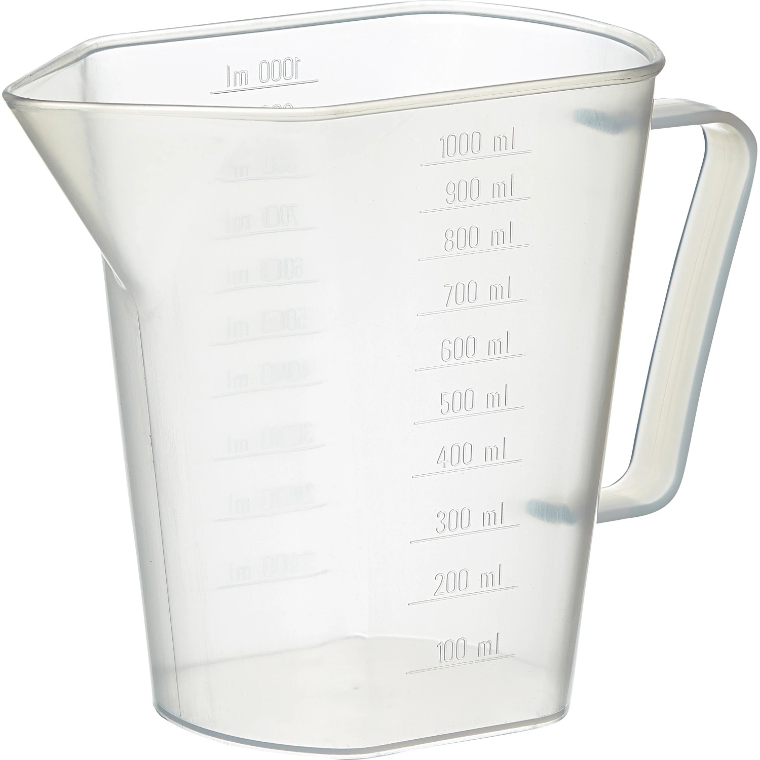 Omenluck Misurino Graduato Piccolo In Plastica - 6,5x8,6 Cm - Scalato Interno Ed Esterno Per Cucina Di Precisione