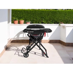 Barbecue a gas Weber Traveler Compact 1 bruciatore 3,5 kW nero