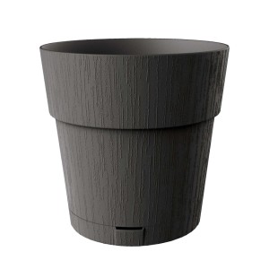 Vaso per piante plastica riciclata Grafite Ø 25 cm