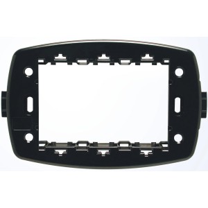 Cornice nera t.b.t. per interruttori e prese.