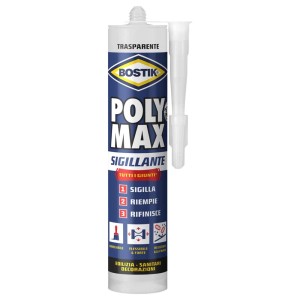 Cartuccia sigillante trasparente Bostik Poly Max.