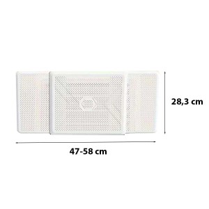 Deflettore per condizionatore portatile 47/58x28,3 cm