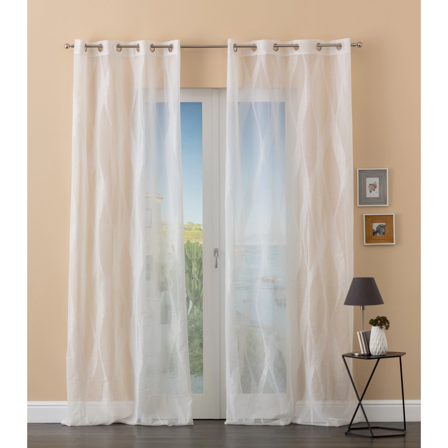 Tenda arredo Ermes L 140xH 280 cm beige