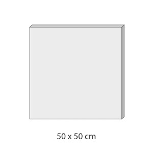 Intelaiatura quadrata t.b.t., 50x50 cm, per design individuale.