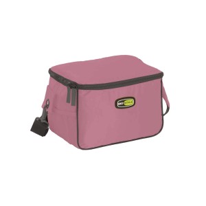 Borsa termica t.b.t. rosa per campeggio e attività all'aperto.