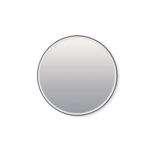 Specchiera LED S4 Round Ø 100 cm nero