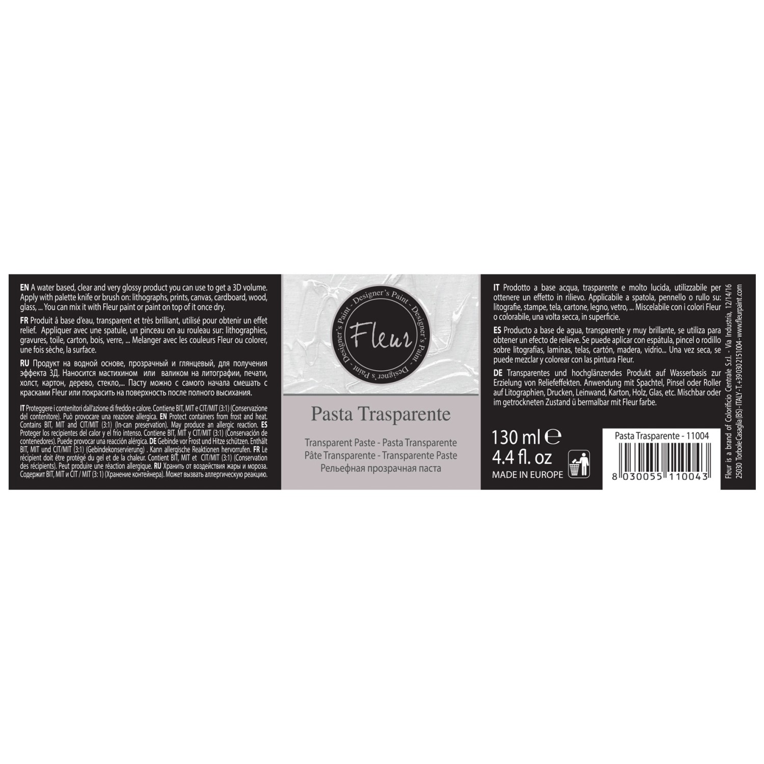 Pasta Flessibile Per Rilievi - 150 Ml Bianco | Per Decorazioni 3D E Filigrana - Foto 5