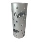 Portaombrelli tondo in metallo Gange silver Ø 19,5xH49 cm
