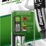 Caricabatterie Energizer Mini con 2 batterie AA 2000 mAh incluse.