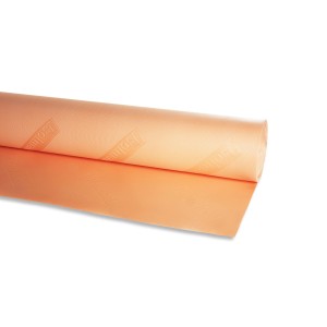 Rotolo di sottofondo per pavimenti t.b.t. per isolamento acustico, arancione chiaro.