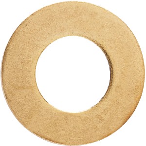 Rondella in ottone, diametro 8,4 mm, 8 pezzi, M8. Per scopi decorativi e per aumentare la superficie di contatto.