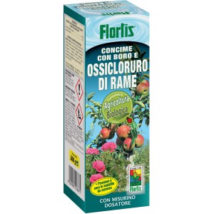 Flortis anticrittogamico: Concentrato con boro e ossicloruro di rame per piante.