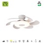 Ventilatore da soffitto bianco t.b.t. con illuminazione LED.