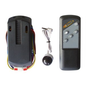 t.b.t. per ventilatore: Unità di controllo, ricevitore e telecomando.