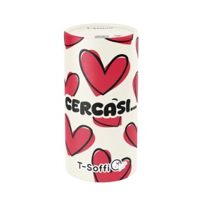 Fazzoletti in tubo T-Soffio Te Saludi Bauscia 3 veli 40 pezzi 7x7x14 cm
