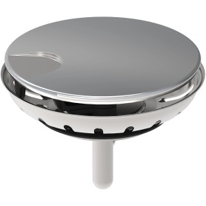 Tappi Lavandino tappo lavandino in acciaio inox con filtro.