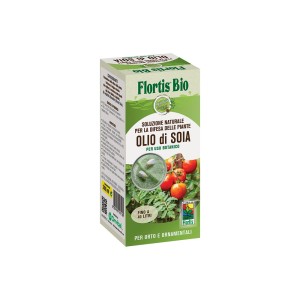 Flortis Bio Olio di Soia, antiparassitario biologico per orto e piante ornamentali.