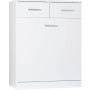 Mobile bagno t.b.t. bianco con due cassetti e un'anta. Arredo bagno.