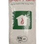 Sacco di pellet di legno Sweet Home, adatto come combustibile.