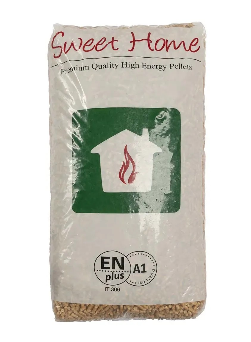 Pellet Di Conifera USA Americanino - Sacchi Da 15kg, Certificato ENplus A1, Per Stufe