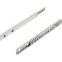 Guide a sfera Hettich per cassetti, estrazione parziale, 250-410 mm, per scanalatura da 17 mm.