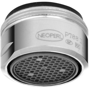 Rompigetto t.b.t., aeratore per rubinetto, effetto cromo.