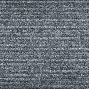 Passatoia grigia t.b.t. al metro per corridoio e scale. Dettaglio resistente.