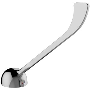 Leva di ricambio t.b.t. cromata per rubinetti.