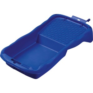 Vaschetta per pittura LUX Classic blu (15x27 cm) con griglia per rulli.