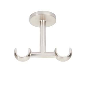 t.b.t. Supporto a soffitto per bastone per tenda, metallo