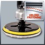 Lucidatrice per la cura dell'auto con attacco per lucidatura e fissaggio a velcro.