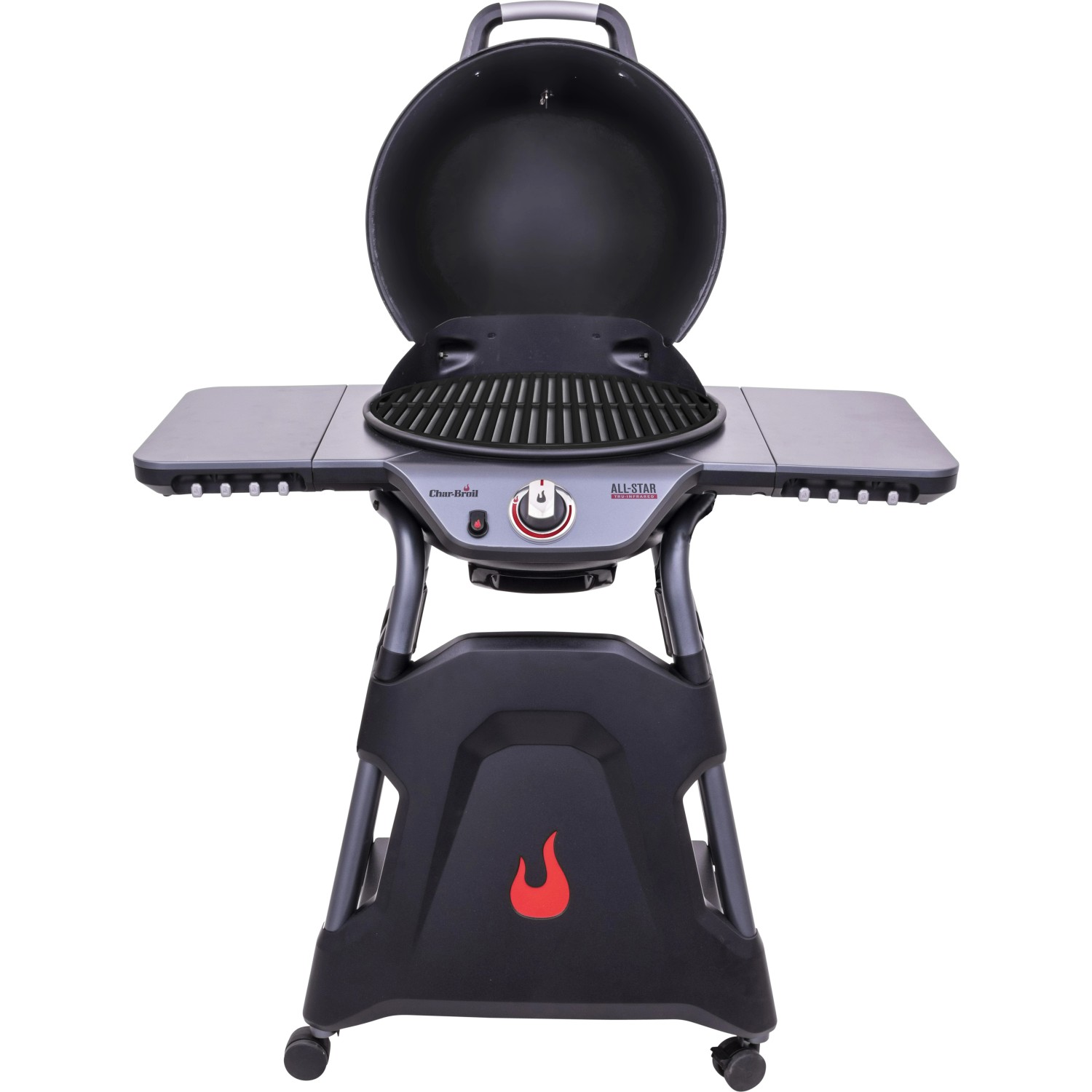 Barbecue a gas Char Broil All Star 120 B Gas ruote e ripiano laterale nero OBI