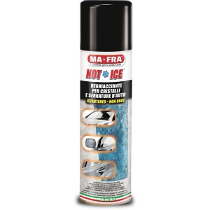 Spray antighiaccio t.b.t. per vetri auto e serrature.