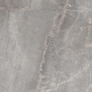 Piastrella per pavimenti grigia effetto marmo. Ideale per interni eleganti.