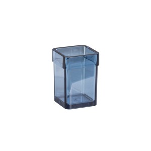Portaspazzolino blu t.b.t. per il bagno.