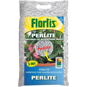 Sacco di perlite Florlis, ammendante per piante, 5 litri.