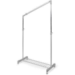 Stendibiancheria t.b.t. regolabile color argento con ruote.