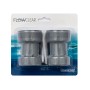 Adattatori Flowclear per accessori piscina, grigi, 2 pezzi.