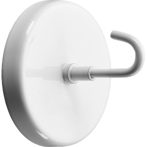 Gancio magnetico bianco Hettich (Ø 5 cm) per accessori mobili.