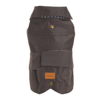 Cappotto impermeabile cane Montreal 50 cm marrone