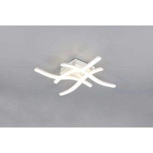 Plafoniera LED Route 2400 lm luce neutra 46x46 cm
