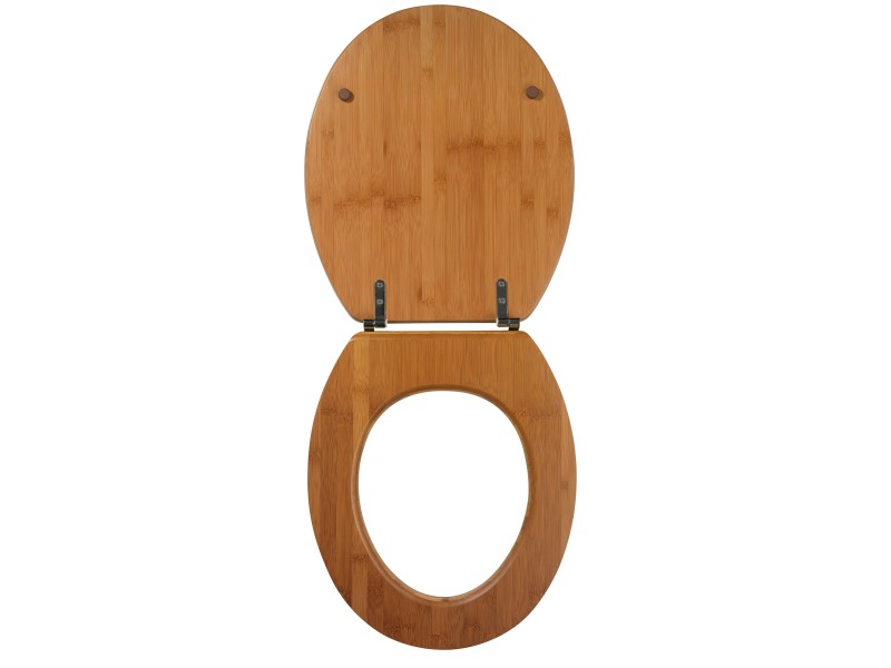 Maison Exclusive - Tavoletta WC con Coperchio MDF Design a Bambù