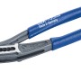 Pinza a pappagallo LUX Comfort 300 mm, manici blu, ganascia regolabile.
