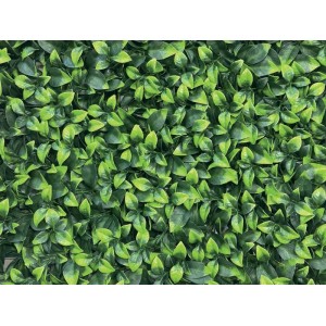 Siepe artificiale Ginevra verticale in polietilene 1x1 m verde