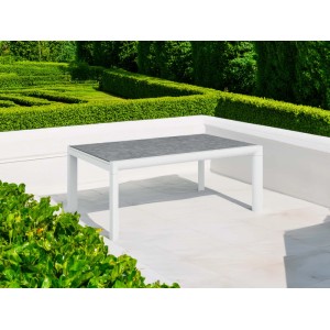 Tavolo allungabile da giardino Kemano in alluminio 200/300x100xH76 cm