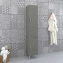 Mobile bagno grigio con cassetto e due ante. Arredo bagno per riporre oggetti.