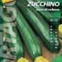 Confezione di semi di zucchino 'Nero di Milano' per la coltivazione nell'orto.