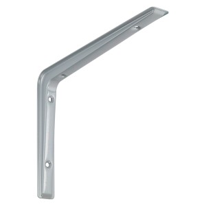 Mensola OBI Gaia, alluminio argento, 155x220mm, per ripiani e mensole a muro.