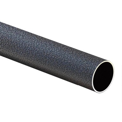 Tubo in acciaio grigio martellato 1 mt