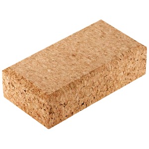 Blocco abrasivo manuale LUX in sughero, abrasivo per levigare superfici.